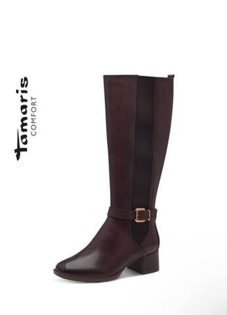 Сапожки демисезонные кожаные Tamaris Comfort XL