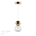 5008/7L L-VISION ODL23 573 золотой/прозрачный/металл/акрил Подвес LED 7W 4000K 350Лм CRYSTAL