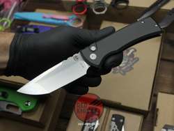 Нож Pro-Tech / Chaves Knives Redencion 229 Auto Tanto Black - гладкая алюм рукоять, шайбы