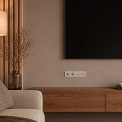 Розетка HDMI KRANZ Miele Strong Шелк KR-78-0730-8