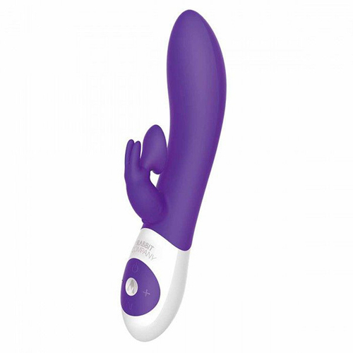 Фиолетовый вибратор-кролик 20,3см The Rabbit Company Kissing Rabbit TRC-015PUR