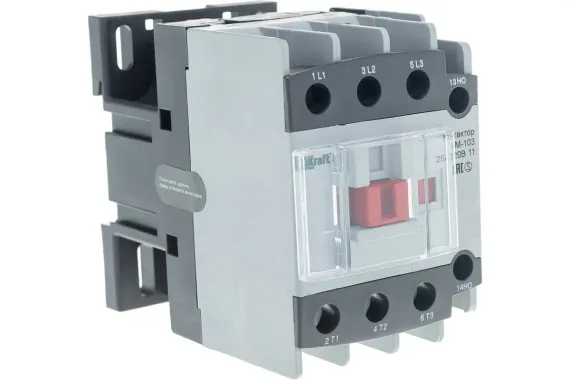 Контактор DEKraft КМ-103 25А 230В/АС3 1НО+1НЗ 26114