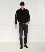 Кожаные кроссовки kapri Karl Lagerfeld - черный(KL52564)