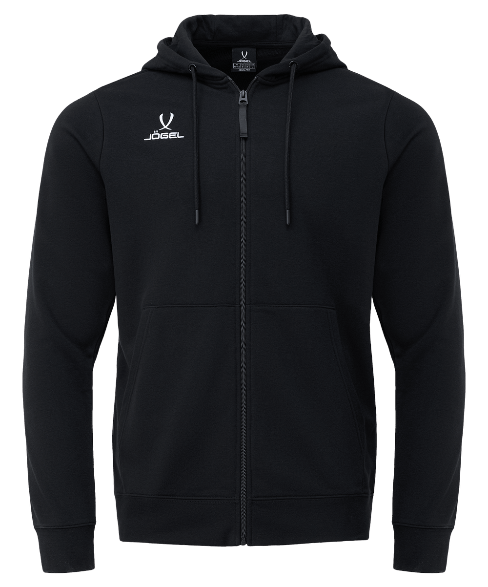 Худи на молнии ESSENTIAL Cotton Zip Hoodie, черный