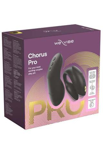 We-Vibe Chorus Pro - Вибратор для пар, черный