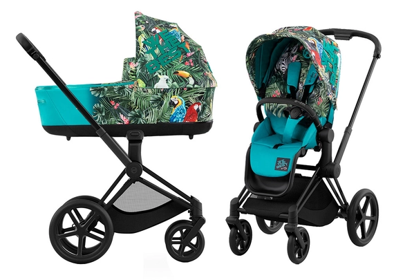 Детская коляска Cybex Priam IV 2 в 1 by DJ Khaled We The Best шасси Matt Black