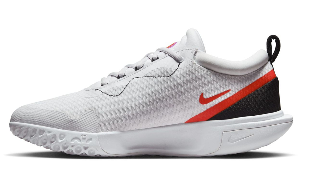 Meskie buty tenisowe Nike Zoom Court Pro HC - white/picante red/black/fuchsia dream