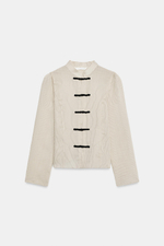 РУБАШКА В ПОЛОСКУ С НАВЕСНЫМИ ПЕТЛЯМИ — ZW COLLECTION — ZARA