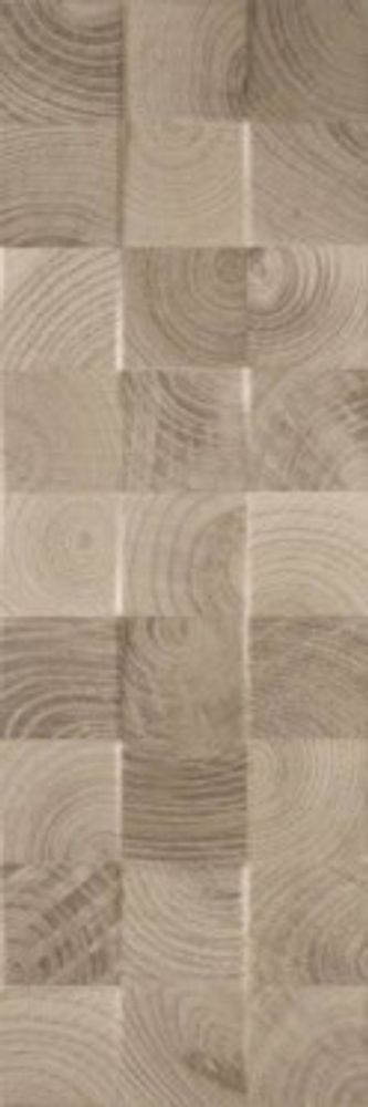 Плитка настенная Daikiri Brown Wood Kostki Struktura