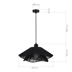 Светильник подвесной VERVE E27 1х40W