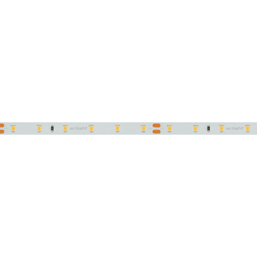 Светодиодная лента RT 2-5000 24V Day4000 (2835, 300 LED, CRI98) (Arlight, 7.2 Вт/м, IP20) 021408
