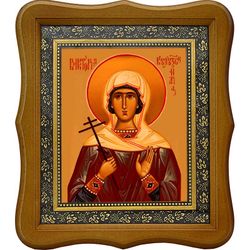 Виктория Кулузская святая мученица. Икона на холсте.