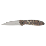 Полуавтоматический нож Kershaw Leek Snake Skin, сталь 14C28N, 1660SNAKE