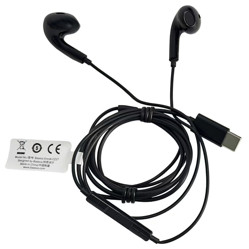 Стереонаушники с микрофоном Baseus Encok CZ17 Type-C черные