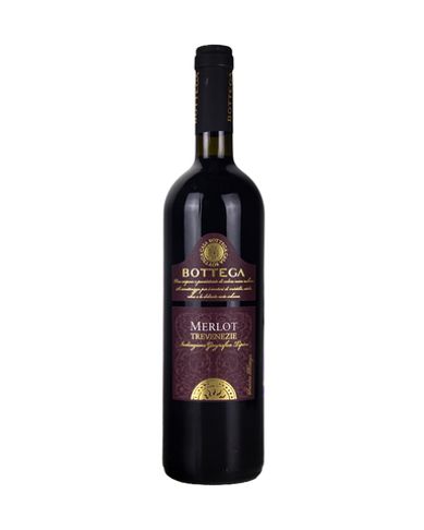 Вино Красное Сухое Bottega Мерло Тре Венецие 2019 г.у. 12,5%, 0,75 л, Италия