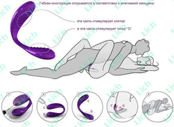 Вибромассажер We-Vibe 3 (Вивайб 3) фиолетовый