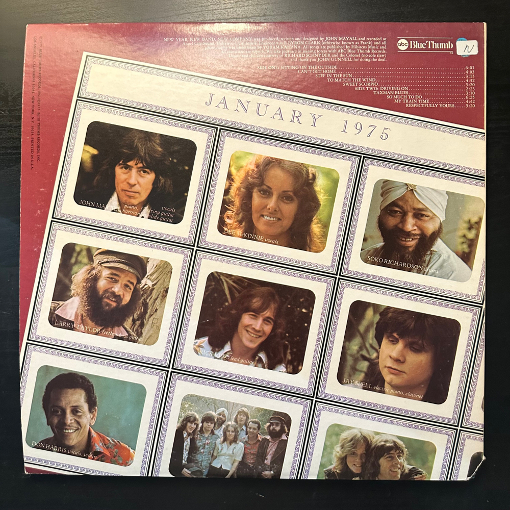 John Mayall - New Year, New Band, New Company (США 1975г.)