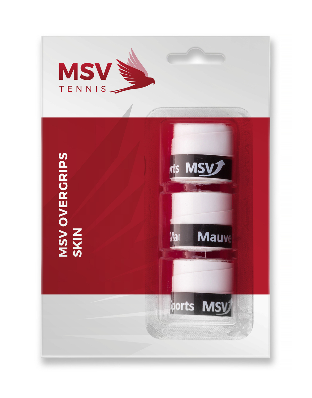 Теннисные намотки MSV Skin Overgrip white 3P