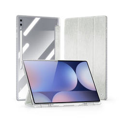 Чехол книжка зеленого цвета от Dux Ducis для Samsung Galaxy Tab S9 Ultra, Tab S10 Ultra и Tab S8 Ultra, серия Unid Series Case