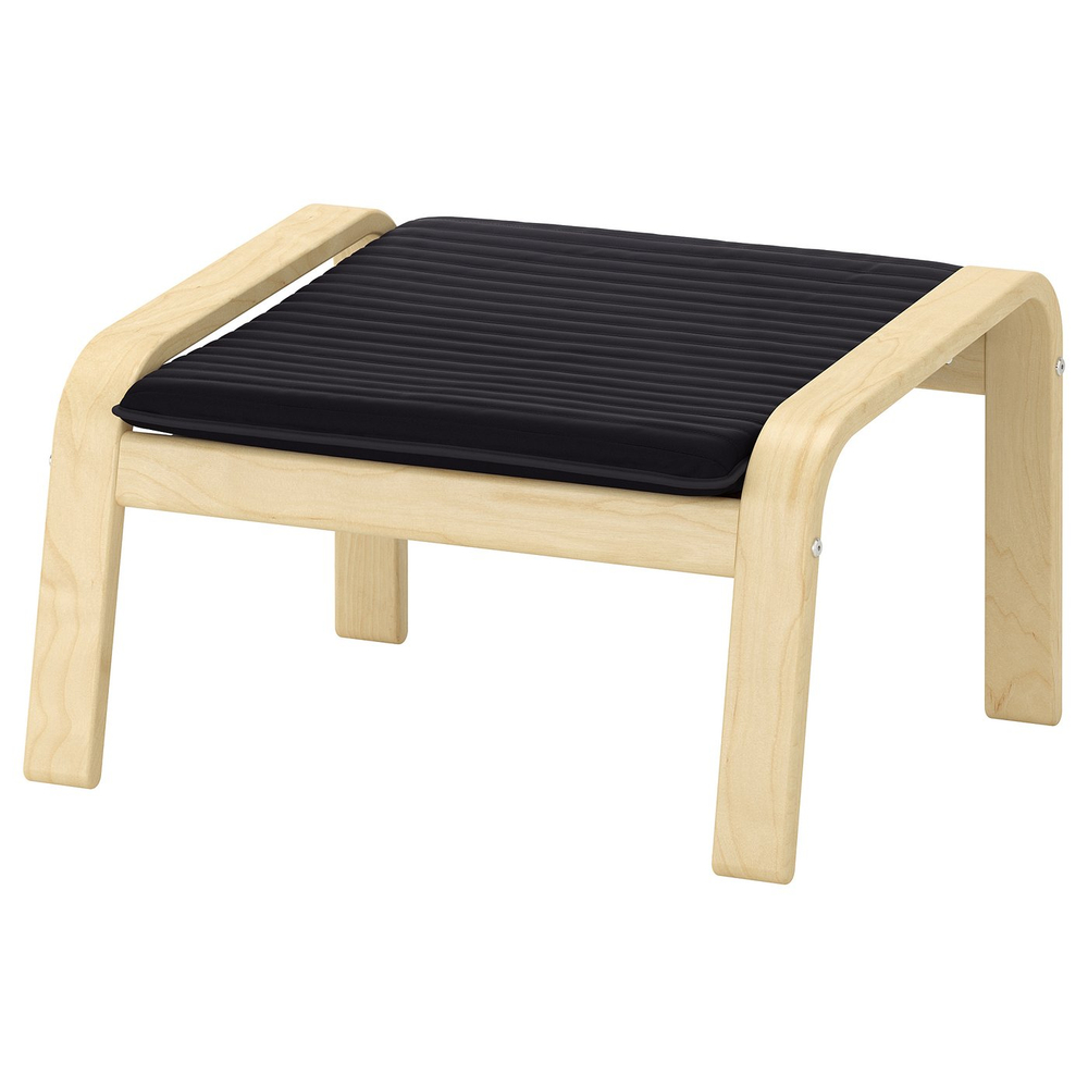 IKEA POÄNG  (ИКЕА ПОЭНГ)  -  Подушка для подставки для ног - Книса черная