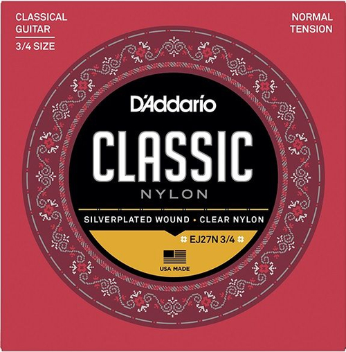 D`Addario EJ27N 3/4 струны для классической гитары