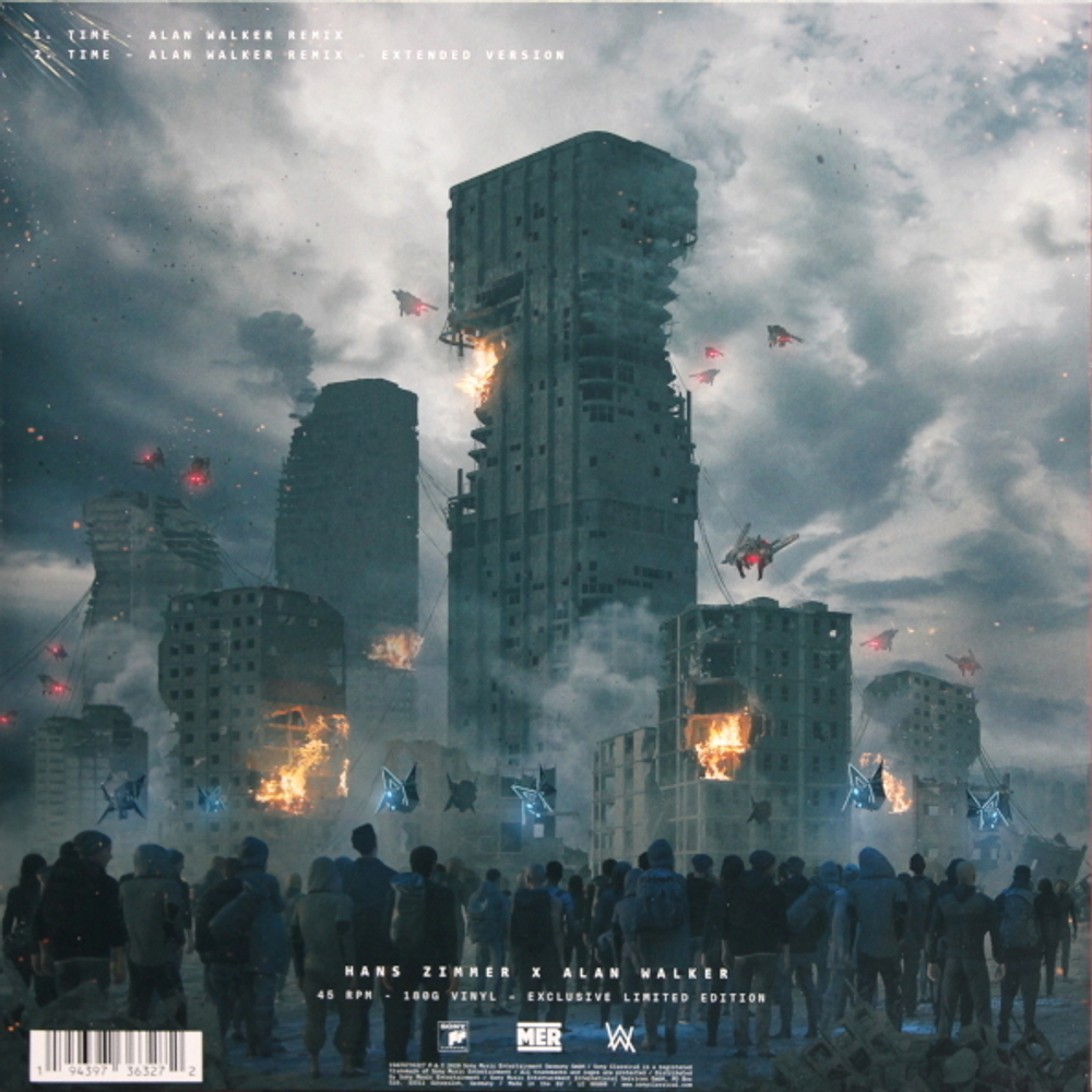 Hans Zimmer, Alan Walker / Time (Remix)(12" Vinyl Single)