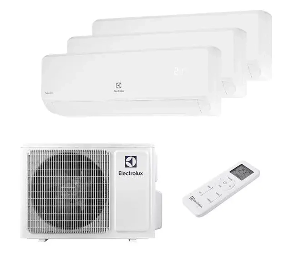Мульти сплит-система на 3 комнаты Electrolux серия Fusion 2.0 (25+25+25 кв.м.)