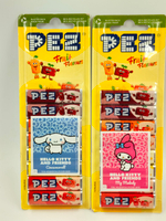 PEZ Сменные блоки конфет с фруктовыми вкусами "Фруктовый микс", 2 уп. по 68 г