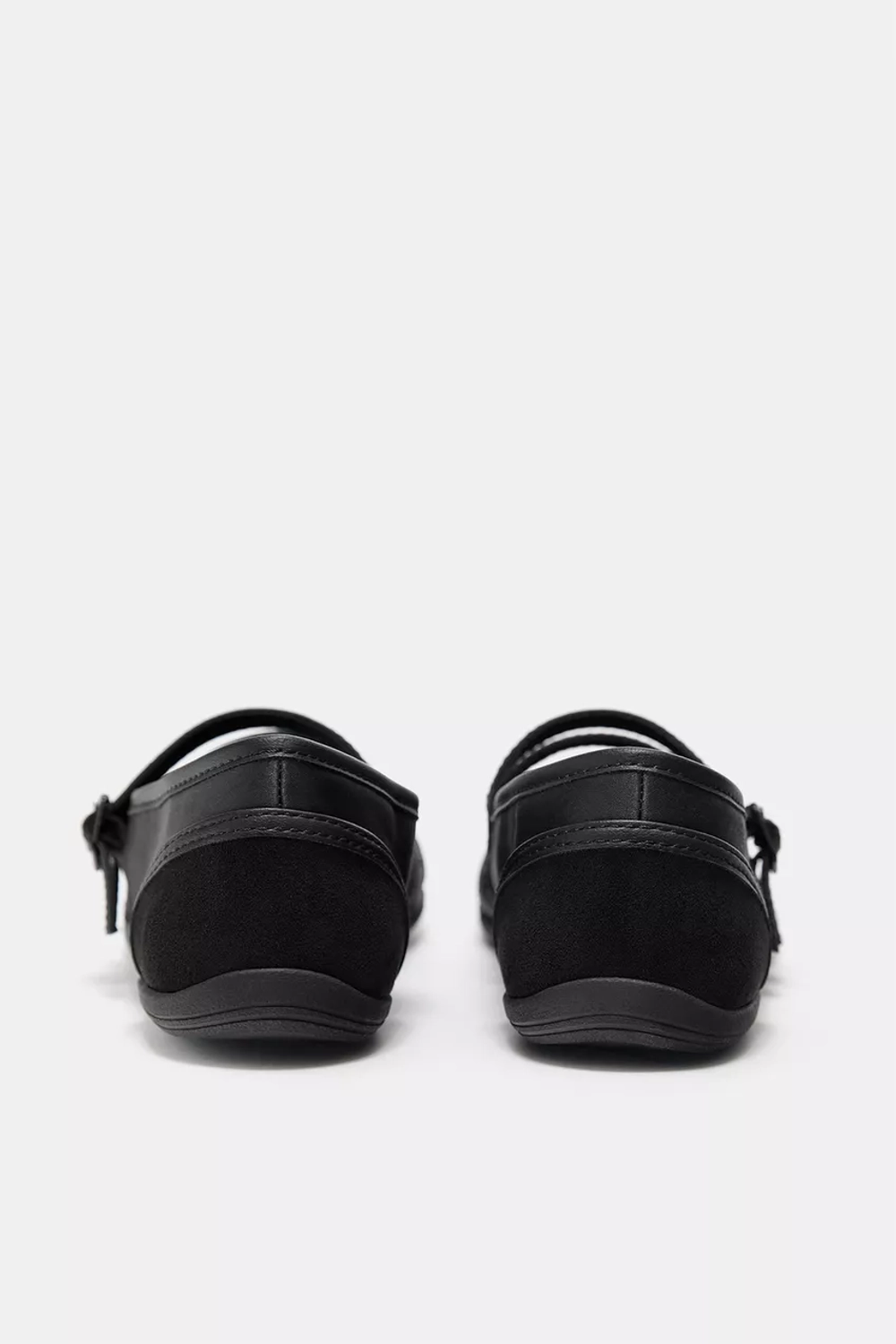 PULL&BEAR Спортивные балетки, черный