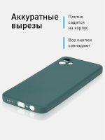 Чехол ROSCO для Samsung Galaxy A04 (арт. SS-A04-COLOURFUL-DARKGREEN)