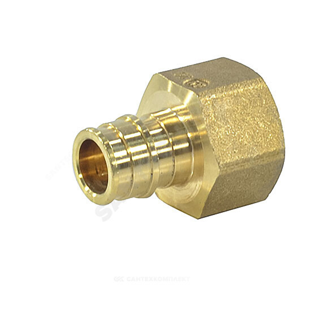 Муфта для PE-X труб радиальная латунь Дн 16х1/2" ВР GX109 Giacomini GX109Y033