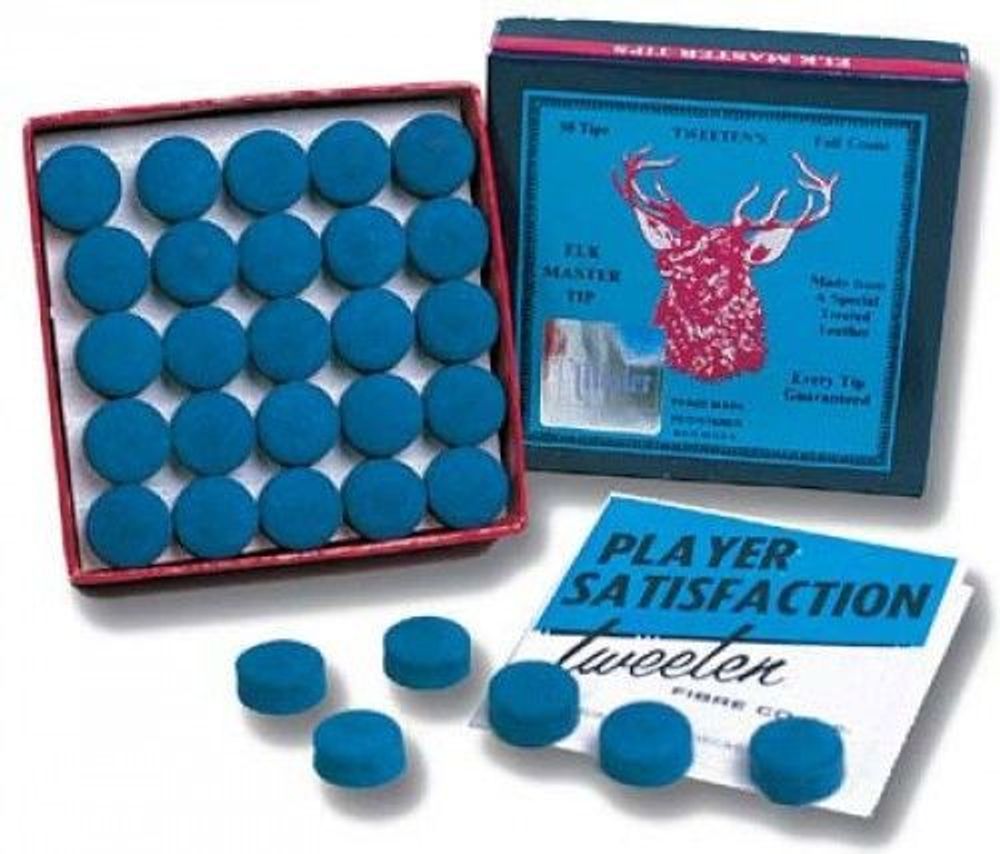 Коробка наклеек для кия "Elk Master"13 мм (50 шт)