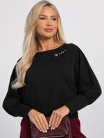 Блуза Гостья из будущего НЬЮ (черная) Б16365-19М LT Collection