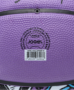 Мяч баскетбольный JOGEL Challenger 47 №5, фиолетовый