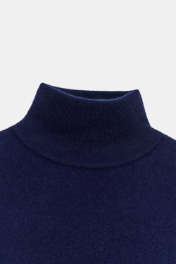ZARA СВИТЕР ИЗ 100% ШЕРСТИ EXTRASOFT, МОРСКОЙ СИНИЙ