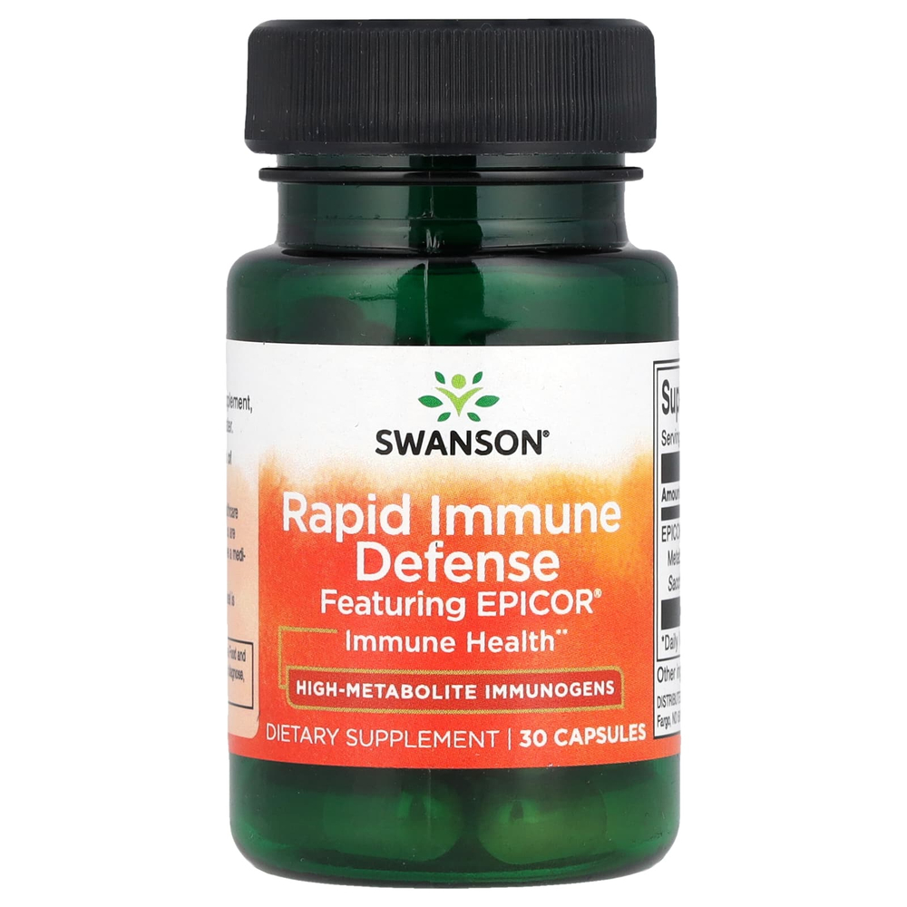 Swanson Vitamins, Для быстрой иммунной защиты, 30 капсул (500 мг на капсулу)