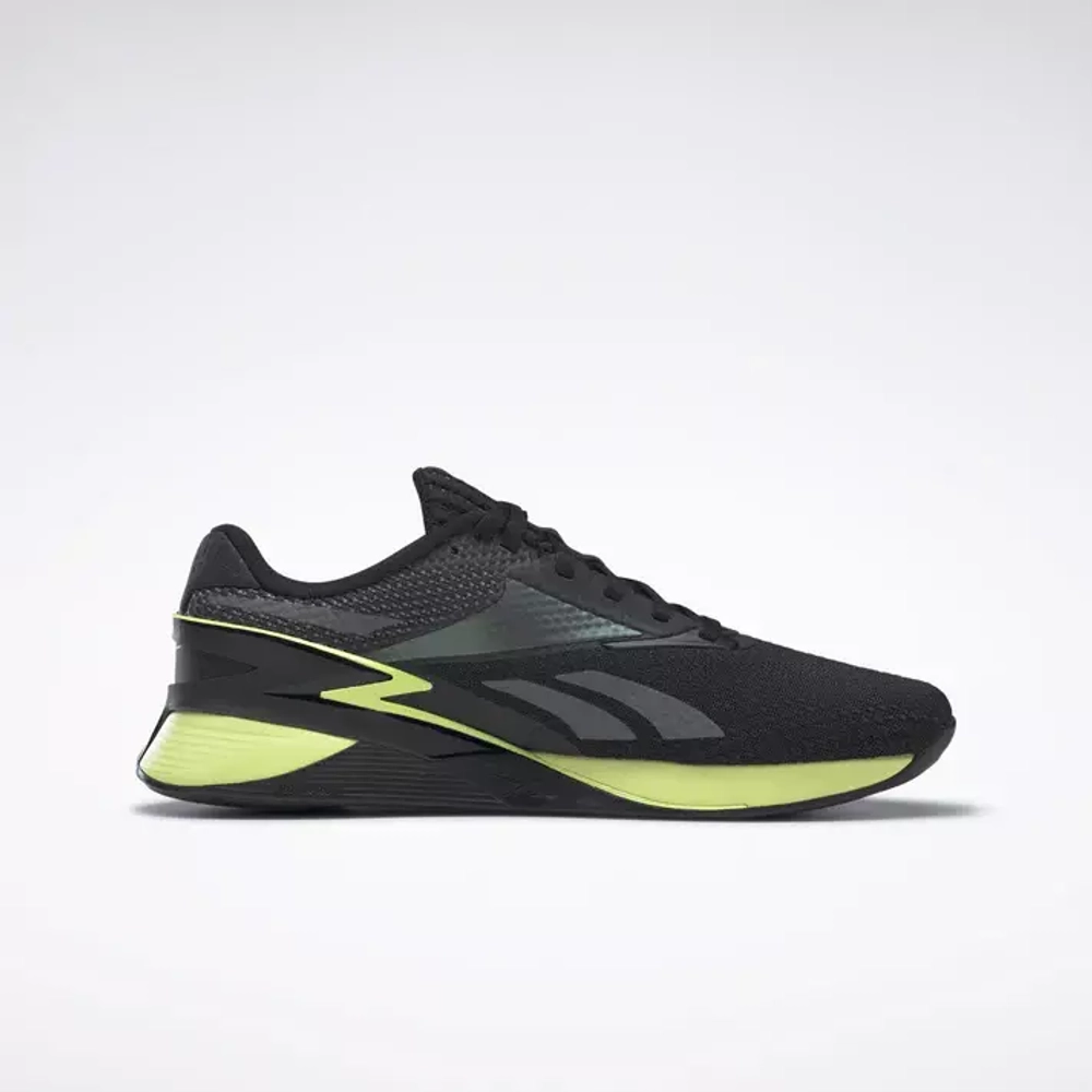 Кроссовки мужские Reebok Nano X3 (Черно-Желтые)