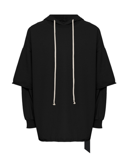 RICK OWENS DRKSHDW ХУДИ ЧЕРНАЯ HOLLYWOOD TOMMY HUSTLER