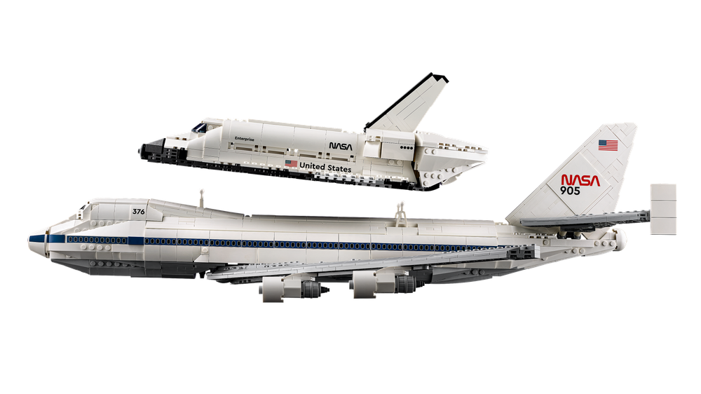 Конструктор Лего айконс Шаттл-авианосец 10360 | LEGO Icons Shuttle Carrier Aircraft | масштабная модель 2417 деталей 18+