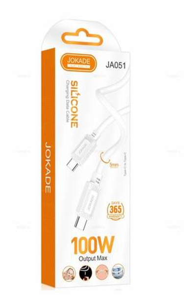 Кабель Type-C на Type-C 100W Jokade JA051 (white)