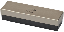 Подарочный набор: Перьевая ручка Parker Urban Premium Silver -Blue и Записная книжка серая тон. блок, цв. срез.