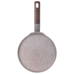 НАБОР СКОВОРОДОК AGNESS, 5ПР. ДИА.20/26СМ СО СТЕКЛ.КРЫШКАМИ И БЛИННИЦА 22СМ