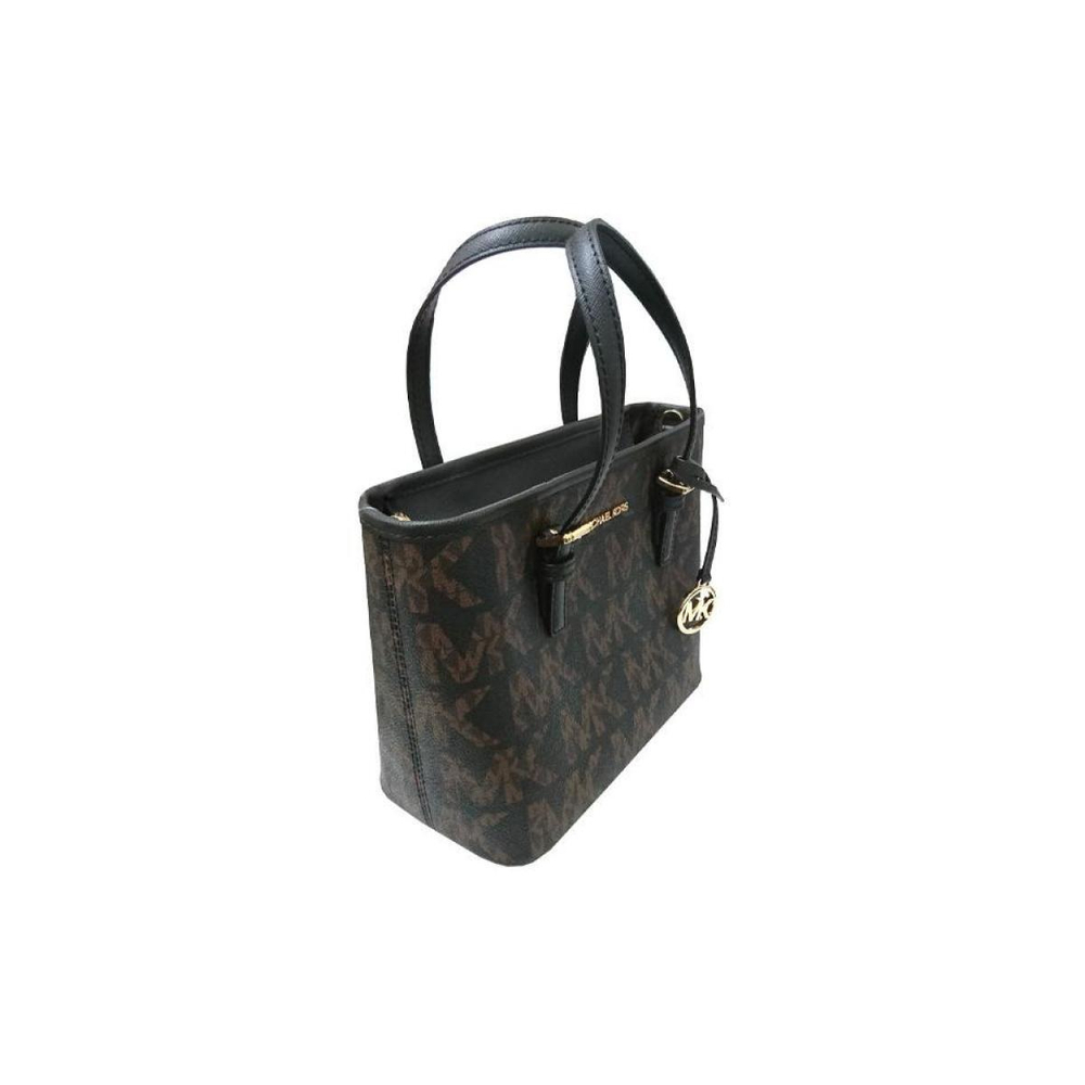 Сумка MICHAEL KORS MK Jet Set Travel Logo Tote, 35H0GTVT0B-BLACK-MULTI
