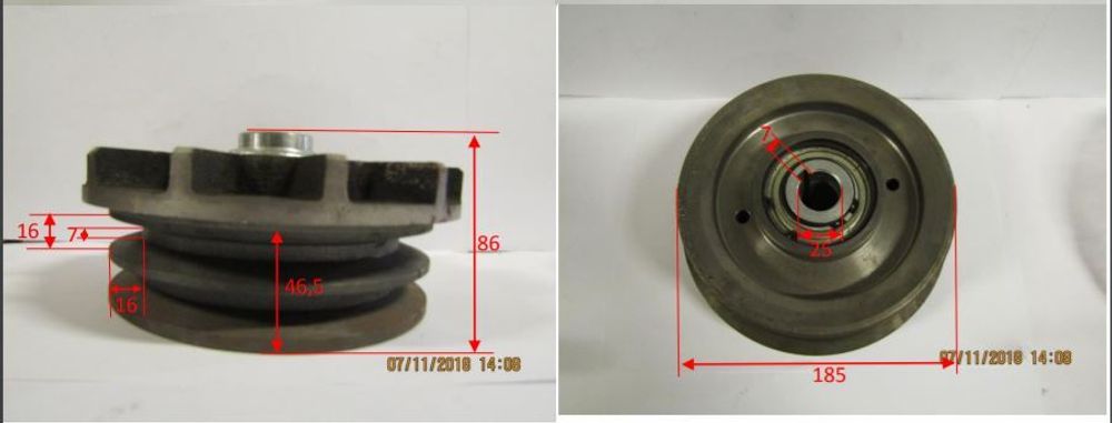 Муфта центробежная (25х164х47х2В) TSS-СР-420/CLUTCH ASSEMBLY