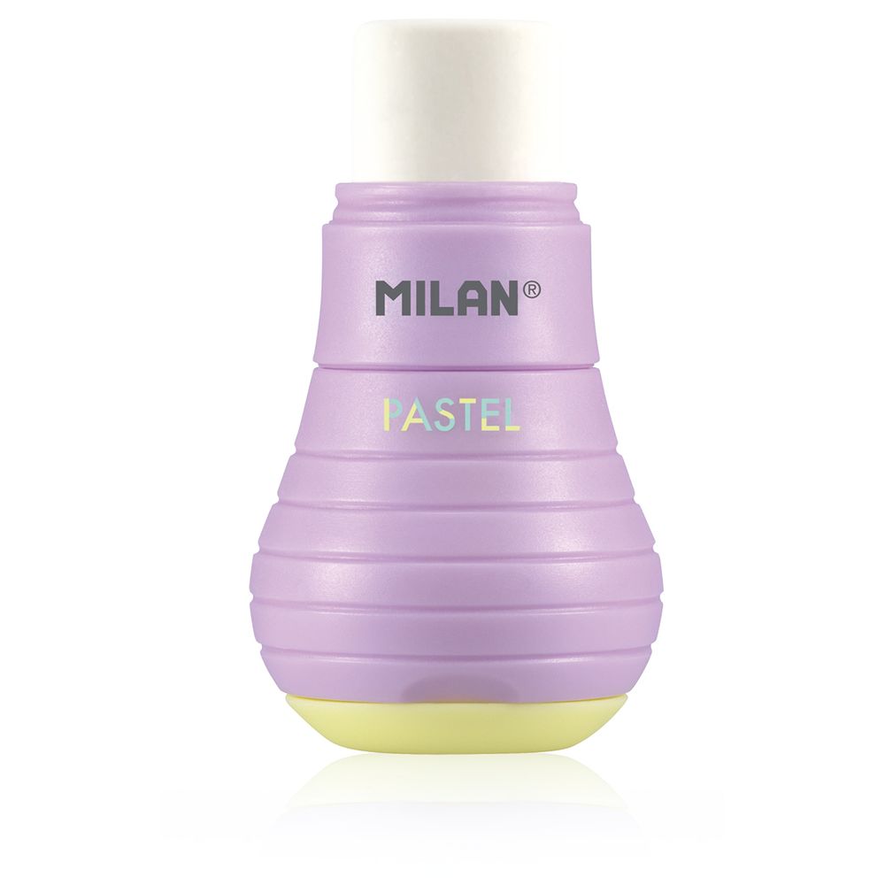 Ластик-точилка Sway pastel 1 отверстие 12 шт, ассорти, Milan 4723112