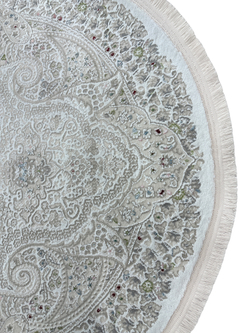 Ковер KIRMANSHAH 38650A WHITE / WHITE Овал