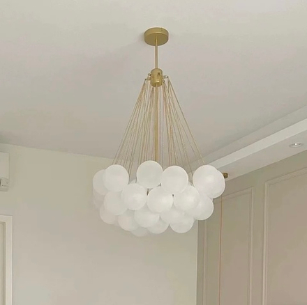 Pendant design lamp Cloud by Apparatus (gold)