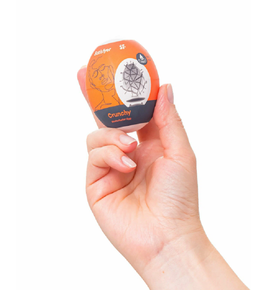 Мастурбатор Satisfyer Egg Single Crunchy