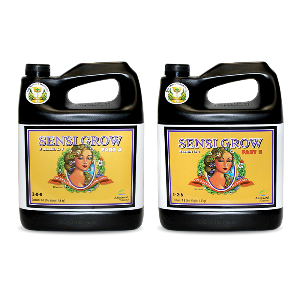 pH Perfect Sensi Grow Parts A & B Advanced Nutrients 4 л Удобрения