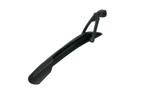 Крыло заднее 26-27.5" X-BLADE DARK, крепеж задн. б/съемн. за подсед. штырь шир. 50мм, пластик, черн.